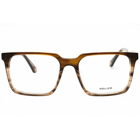 POLICE VPLN28 AEX Eyeglasses Brown Frame 53mm | eBay Police EYEGLASSES VPLN28-AEX-53 New with case